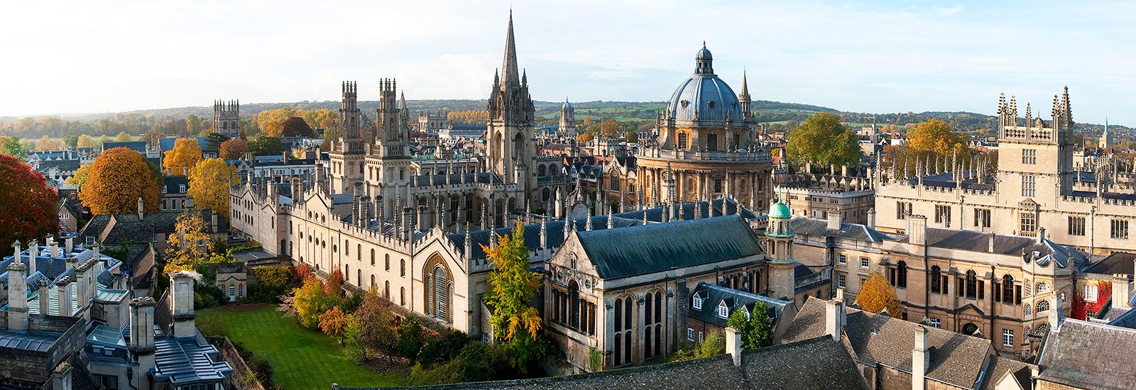 Oxford skyline including Radcliffe Square and the Bodleian